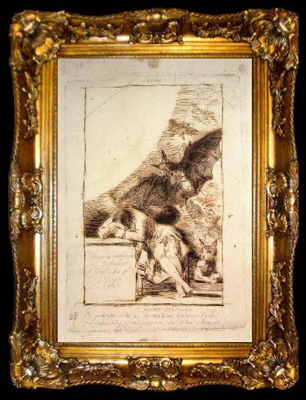 framed  Francisco Goya Sueno, ta009-2